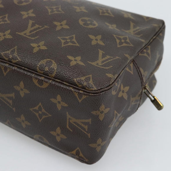 LOUIS VUITTON Monogram Trousse Toilette 28 Clutch Bag M47522 LV Auth 194681