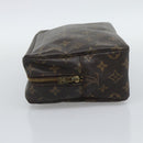 LOUIS VUITTON Monogram Trousse Toilette 28 Clutch Bag M47522 LV Auth 194681-3