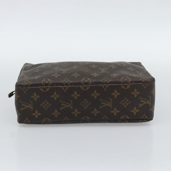 LOUIS VUITTON Monogram Trousse Toilette 28 Clutch Bag M47522 LV Auth 194681