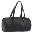 LOUIS VUITTON Epi Soufflot Hand Bag Black M52222 LV Auth 194686-1