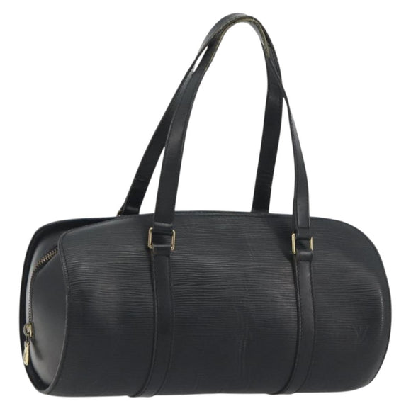 LOUIS VUITTON Epi Soufflot Hand Bag Black M52222 LV Auth 194686