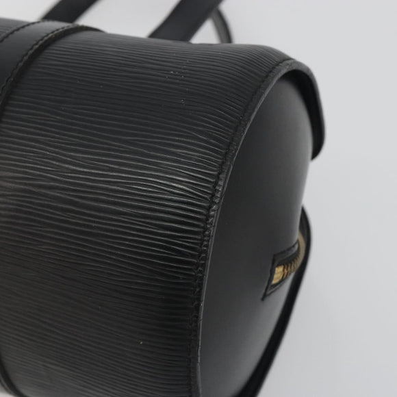LOUIS VUITTON Epi Soufflot Hand Bag Black M52222 LV Auth 194686