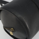 LOUIS VUITTON Epi Soufflot Hand Bag Black M52222 LV Auth 194686-14
