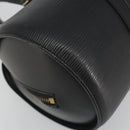 LOUIS VUITTON Epi Soufflot Hand Bag Black M52222 LV Auth 194686-16