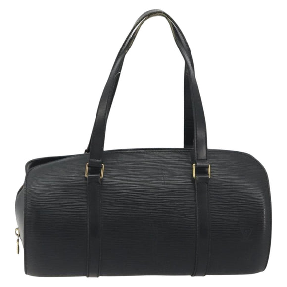 LOUIS VUITTON Epi Soufflot Hand Bag Black M52222 LV Auth 194686
