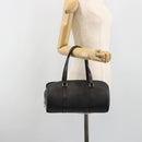 LOUIS VUITTON Epi Soufflot Hand Bag Black M52222 LV Auth 194686-22