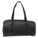 LOUIS VUITTON Epi Soufflot Hand Bag Black M52222 LV Auth 194686-2