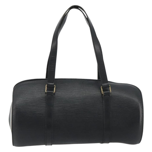 LOUIS VUITTON Epi Soufflot Hand Bag Black M52222 LV Auth 194686