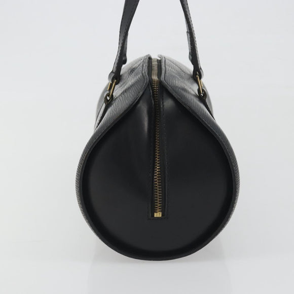 LOUIS VUITTON Epi Soufflot Hand Bag Black M52222 LV Auth 194686