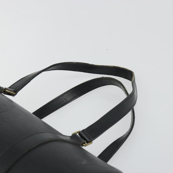 LOUIS VUITTON Epi Soufflot Hand Bag Black M52222 LV Auth 194686