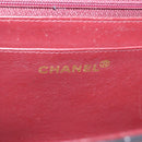 CHANEL Matelasse Chain Shoulder Bag Lamb Skin 2way Black Gold CC Auth 194687SAM-22