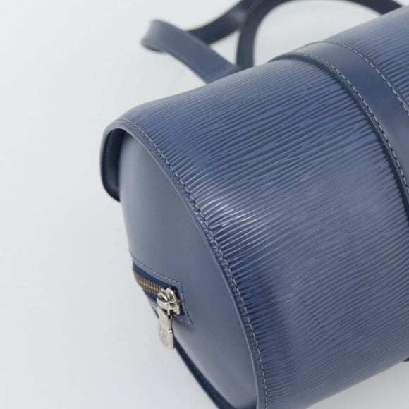 LOUIS VUITTON Epi Soufflot Hand Bag Safir LV Auth 194688