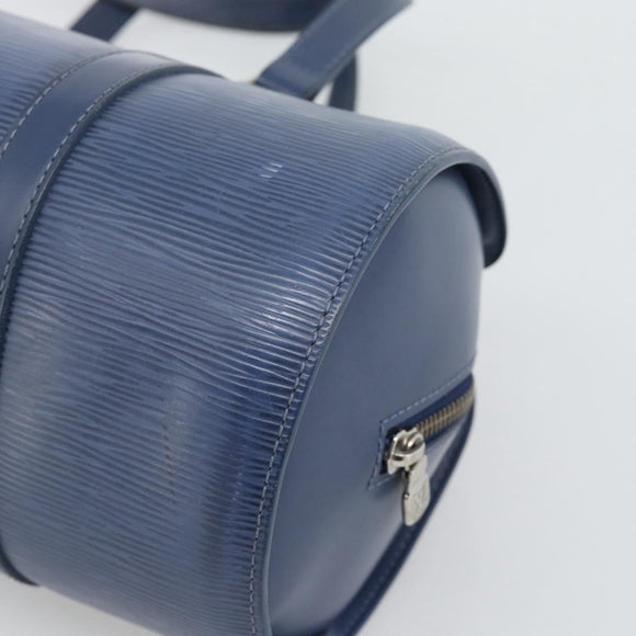 LOUIS VUITTON Epi Soufflot Hand Bag Safir LV Auth 194688