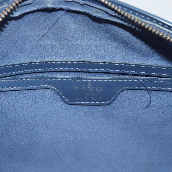 LOUIS VUITTON Epi Soufflot Hand Bag Safir LV Auth 194688