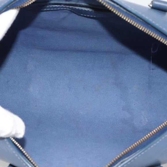 LOUIS VUITTON Epi Soufflot Hand Bag Safir LV Auth 194688