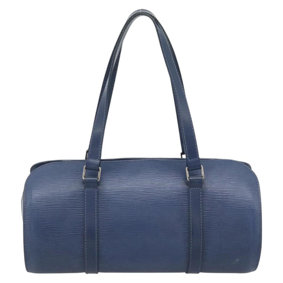 LOUIS VUITTON Epi Soufflot Hand Bag Safir LV Auth 194688