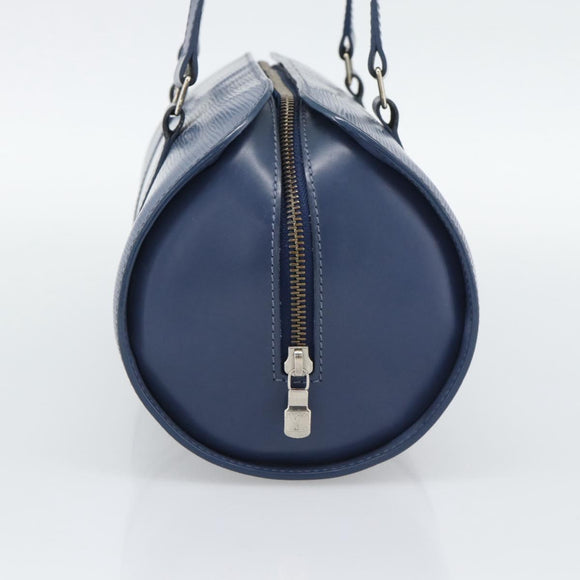 LOUIS VUITTON Epi Soufflot Hand Bag Safir LV Auth 194688