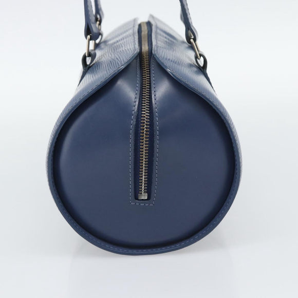 LOUIS VUITTON Epi Soufflot Hand Bag Safir LV Auth 194688