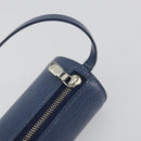 LOUIS VUITTON Epi Soufflot Pouch Safir LV Auth 194689A-10