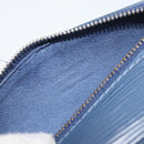 LOUIS VUITTON Epi Soufflot Pouch Safir LV Auth 194689A-18