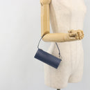 LOUIS VUITTON Epi Soufflot Pouch Safir LV Auth 194689A-21