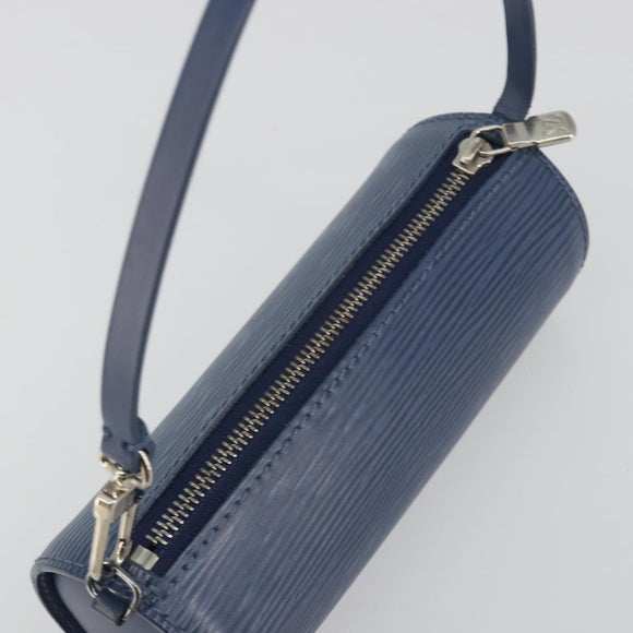 LOUIS VUITTON Epi Soufflot Pouch Safir LV Auth 194689A