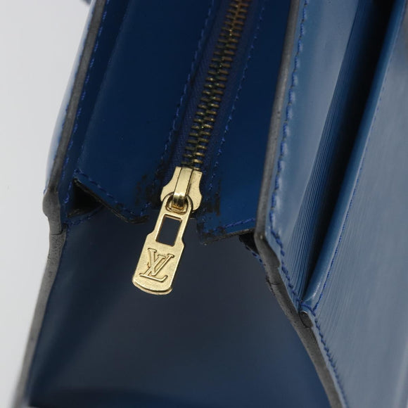 LOUIS VUITTON Epi Riviera Hand Bag Blue M48185 LV Auth 194692