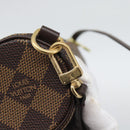 LOUIS VUITTON Damier Ebene Papillon Pouch LV Auth 194694V-9