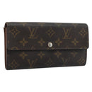 LOUIS VUITTON Monogram Portefeuille Sarah Long Wallet M61734 LV Auth 194699-1
