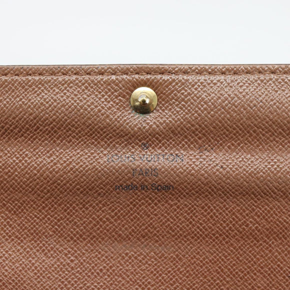 LOUIS VUITTON Monogram Portefeuille Sarah Long Wallet M61734 LV Auth 194699