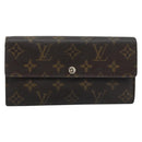 LOUIS VUITTON Monogram Portefeuille Sarah Long Wallet M61734 LV Auth 194699-13