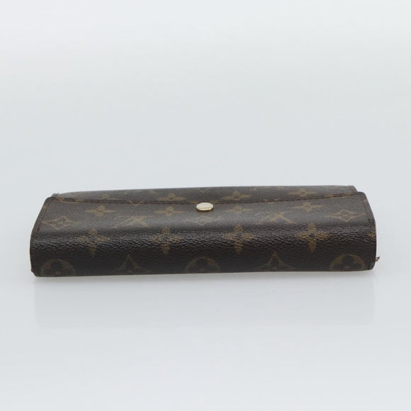 LOUIS VUITTON Monogram Portefeuille Sarah Long Wallet M61734 LV Auth 194699