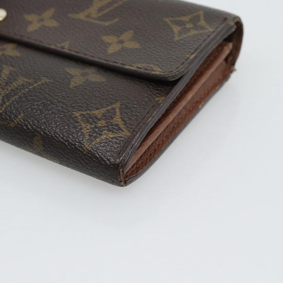 LOUIS VUITTON Monogram Portefeuille Sarah Long Wallet M61734 LV Auth 194699