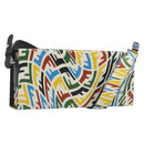 FENDI Zucca Canvas Vertigo Shoulder Bag PVC Multicolor Silver Auth 194700M-1