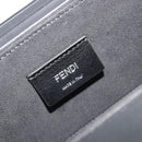 FENDI Zucca Canvas Vertigo Shoulder Bag PVC Multicolor Silver Auth 194700M-17