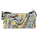 FENDI Zucca Canvas Vertigo Shoulder Bag PVC Multicolor Silver Auth 194700M-2