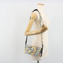 FENDI Zucca Canvas Vertigo Shoulder Bag PVC Multicolor Silver Auth 194700M-22