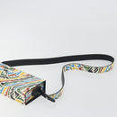 FENDI Zucca Canvas Vertigo Shoulder Bag PVC Multicolor Silver Auth 194700M-8