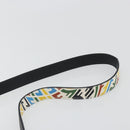 FENDI Zucca Canvas Vertigo Shoulder Bag PVC Multicolor Silver Auth 194700M-9