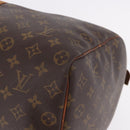 LOUIS VUITTON Monogram Keepall 55 Boston Bag M41424 LV Auth 194701-16