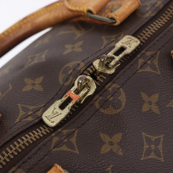 LOUIS VUITTON Monogram Keepall 55 Boston Bag M41424 LV Auth 194701