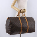 LOUIS VUITTON Monogram Keepall 55 Boston Bag M41424 LV Auth 194701-22