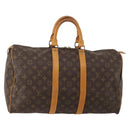 LOUIS VUITTON Monogram Keepall 45 Boston Bag M41428 LV Auth 194702V-1