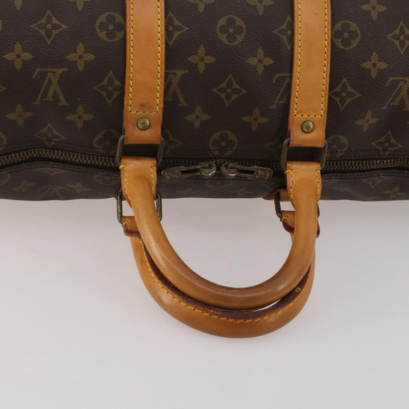 LOUIS VUITTON Monogram Keepall 45 Boston Bag M41428 LV Auth 194702V