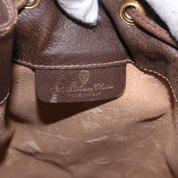 GUCCI GG Supreme Web Sherry Line Bag PVC Beige Gold 164 02 085 Auth 194703