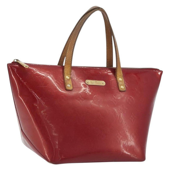 LOUIS VUITTON Monogram Vernis Bellevue PM Bag Pomme D'amour M93583 Auth 194706