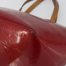 LOUIS VUITTON Monogram Vernis Bellevue PM Bag Pomme D'amour M93583 Auth 194706-15