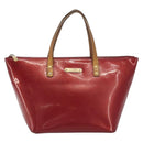 LOUIS VUITTON Monogram Vernis Bellevue PM Bag Pomme D'amour M93583 Auth 194706-13