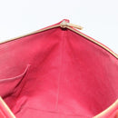 LOUIS VUITTON Monogram Vernis Bellevue PM Bag Pomme D'amour M93583 Auth 194706-22