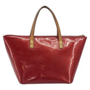 LOUIS VUITTON Monogram Vernis Bellevue PM Bag Pomme D'amour M93583 Auth 194706-2